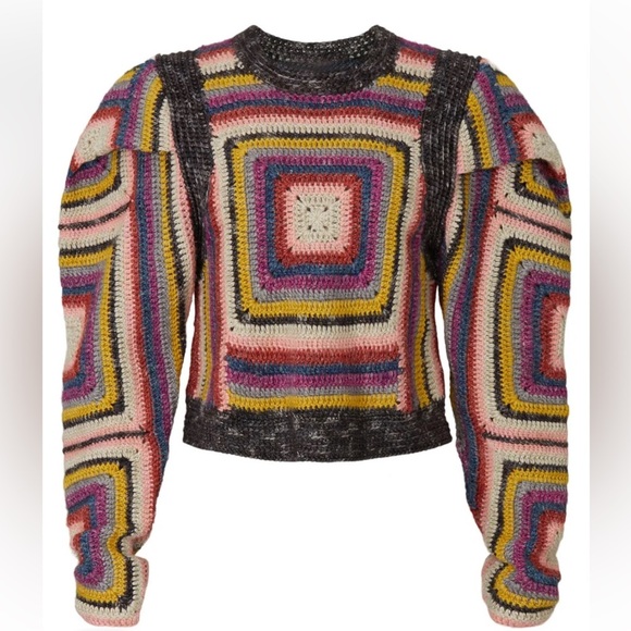 Sea New York Bette Crochet Sweater *Rare* - Picture 6 of 16